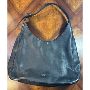Vince Camuto Hobo Black Leather Purse Handbag